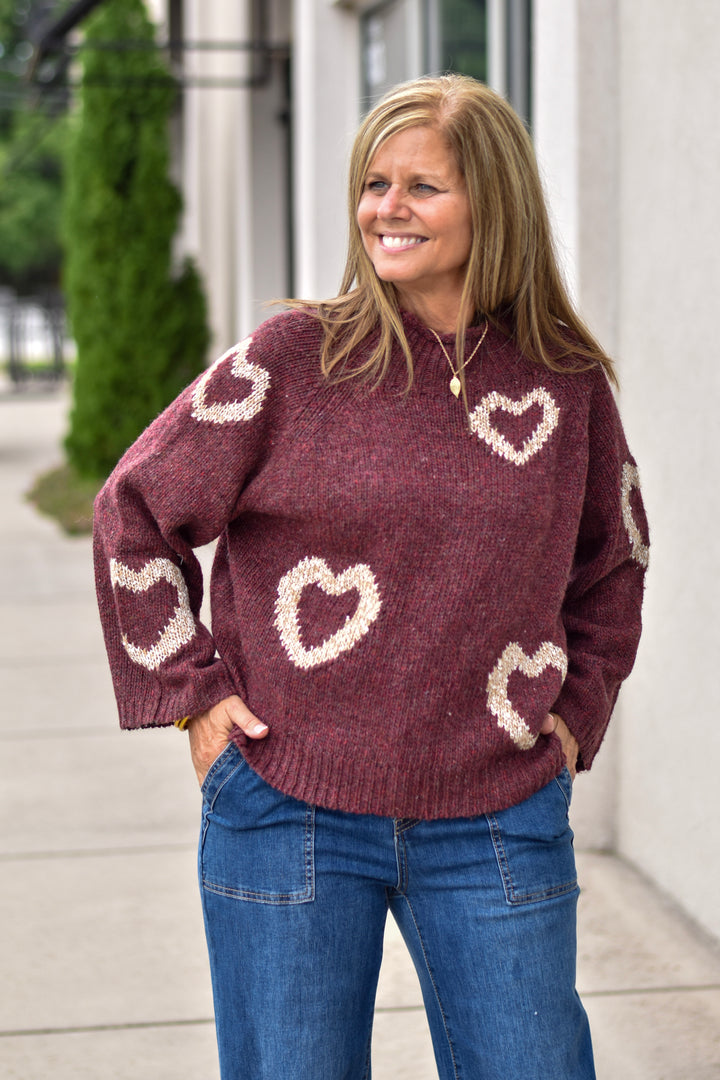 Charlie B Heart to Heart Sweater