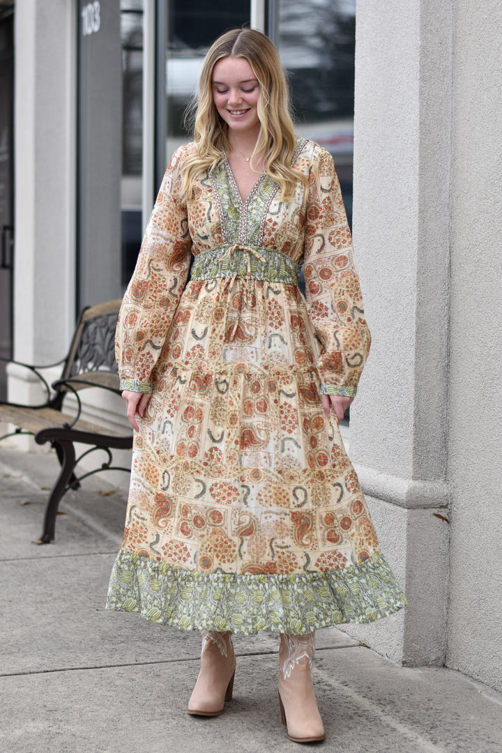 Sundown Ruffle Dress