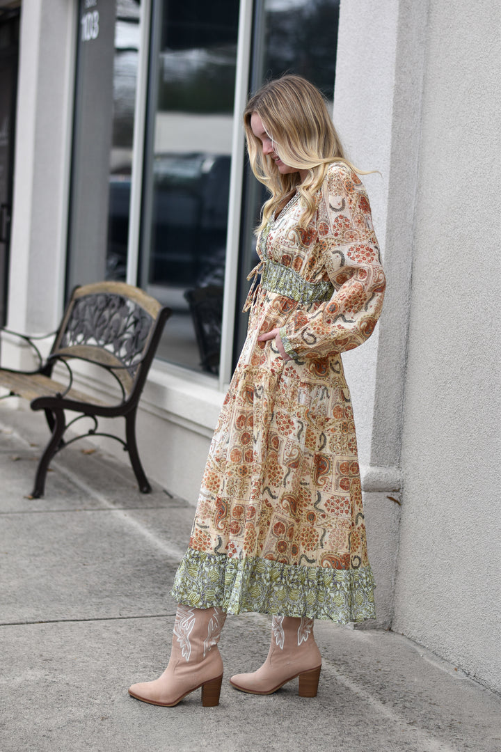 Sundown Ruffle Dress