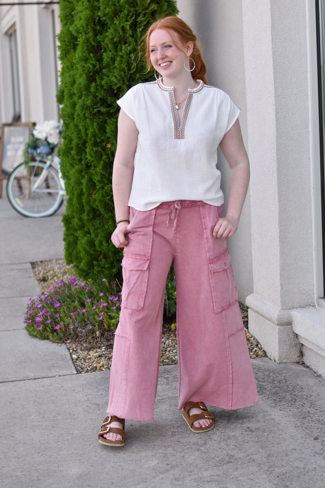 Easel's So Comfy Mineral Washed Terry Pants