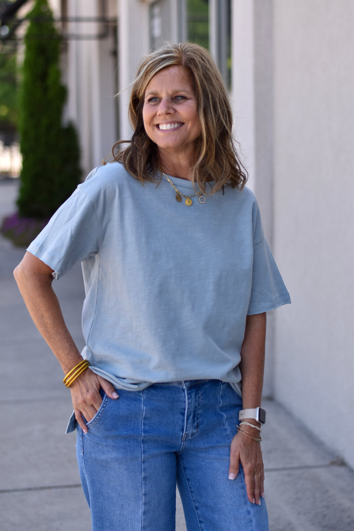 Free Spirit Butterfly Boxy Tee