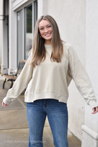 Cuddle Up Mineral Washed Sweater