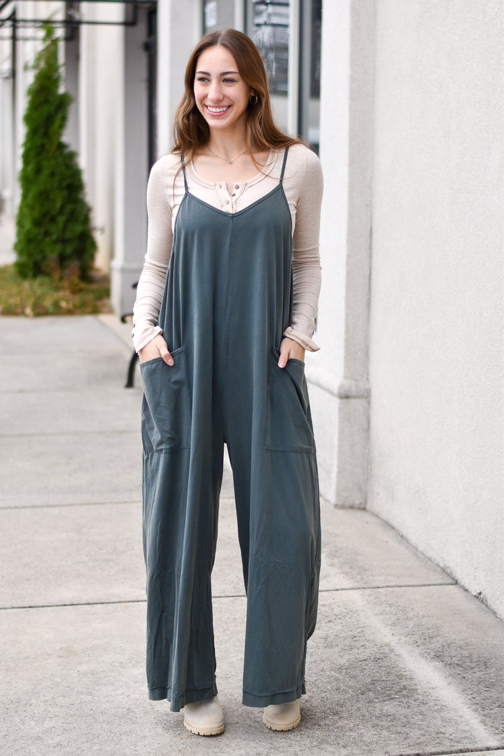 Mineral Washed Jumpsuit