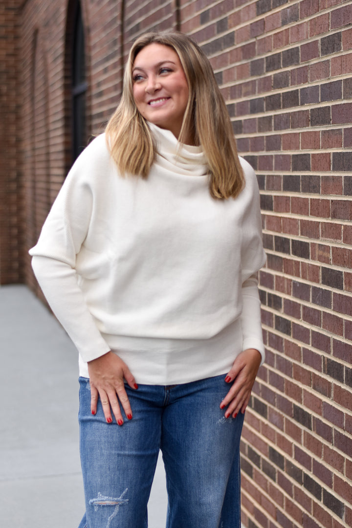 Blu Ivy Slouch Neck Dolman Pullover