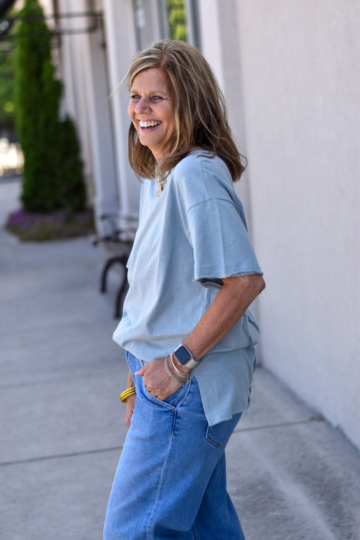 Free Spirit Butterfly Boxy Tee