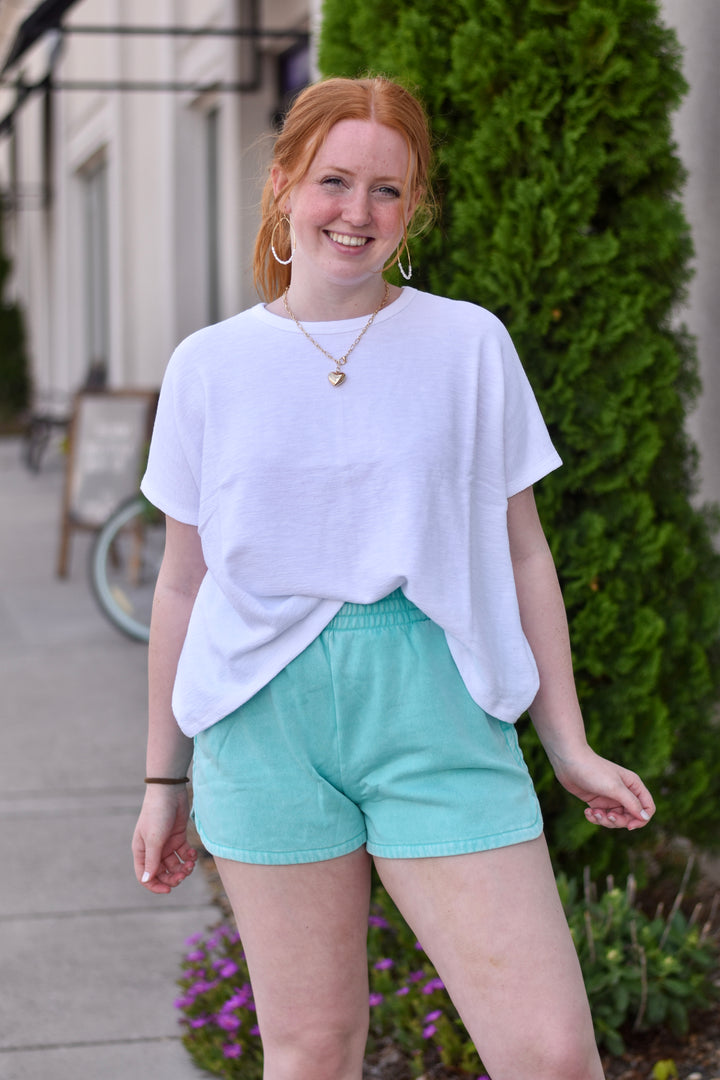 Sunny Days Washed Dolphin Shorts