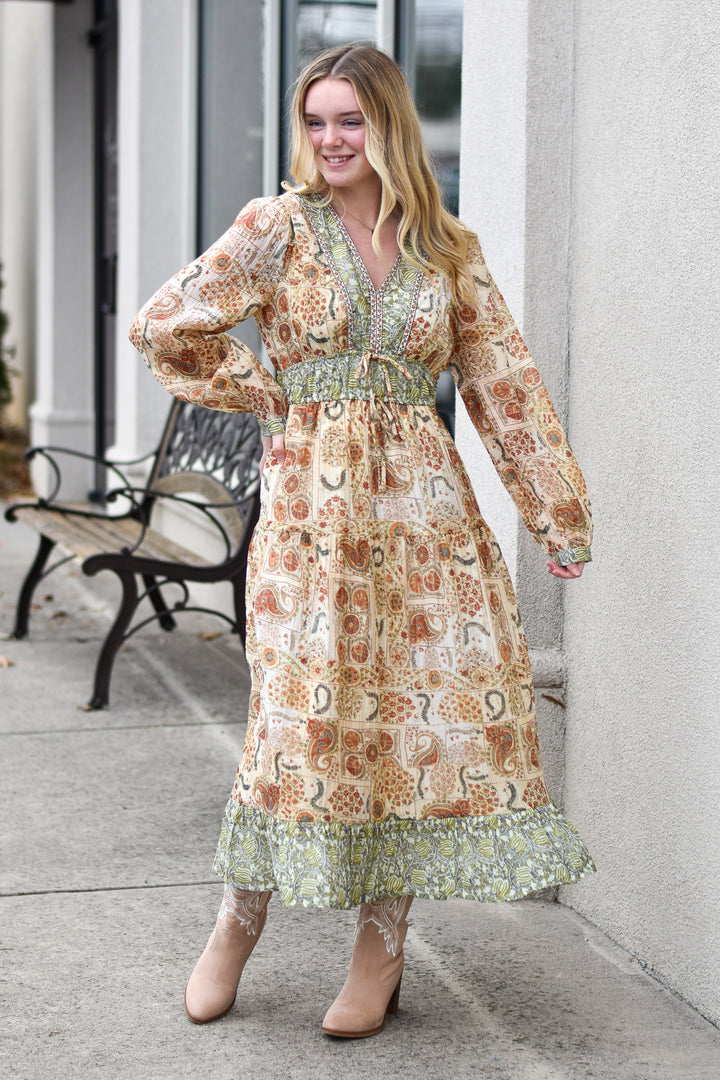 Sundown Ruffle Dress