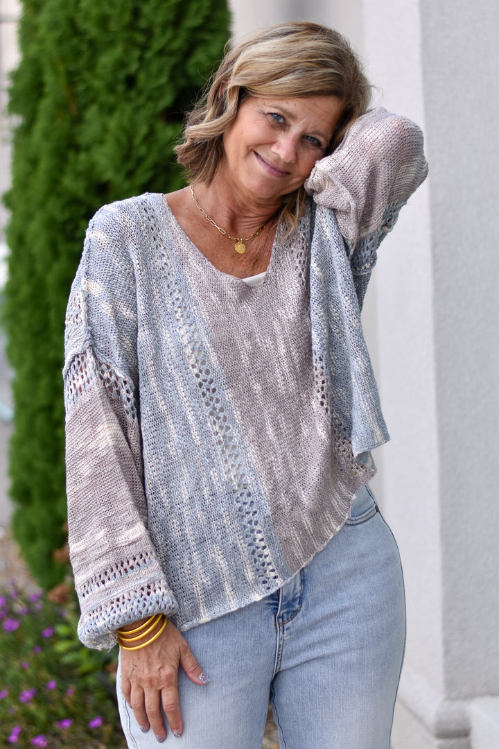 Coastal Drift Sweater