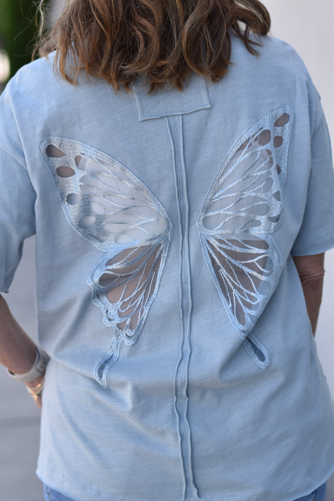 Free Spirit Butterfly Boxy Tee