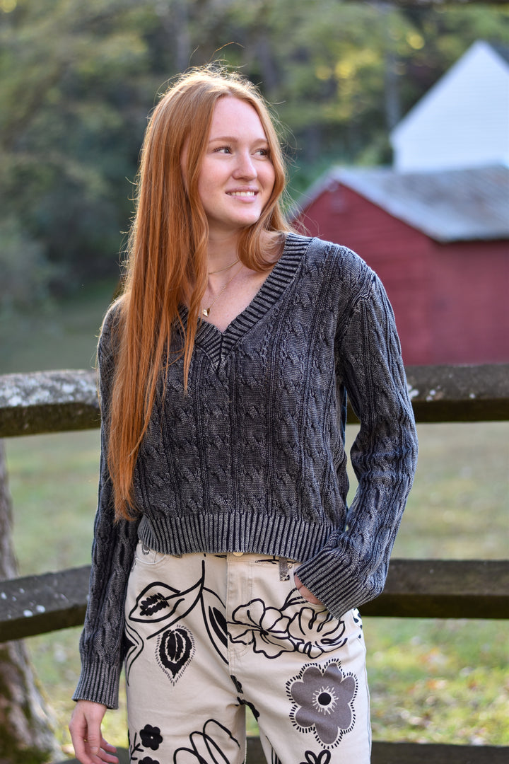 Alani Cable Knit Sweater