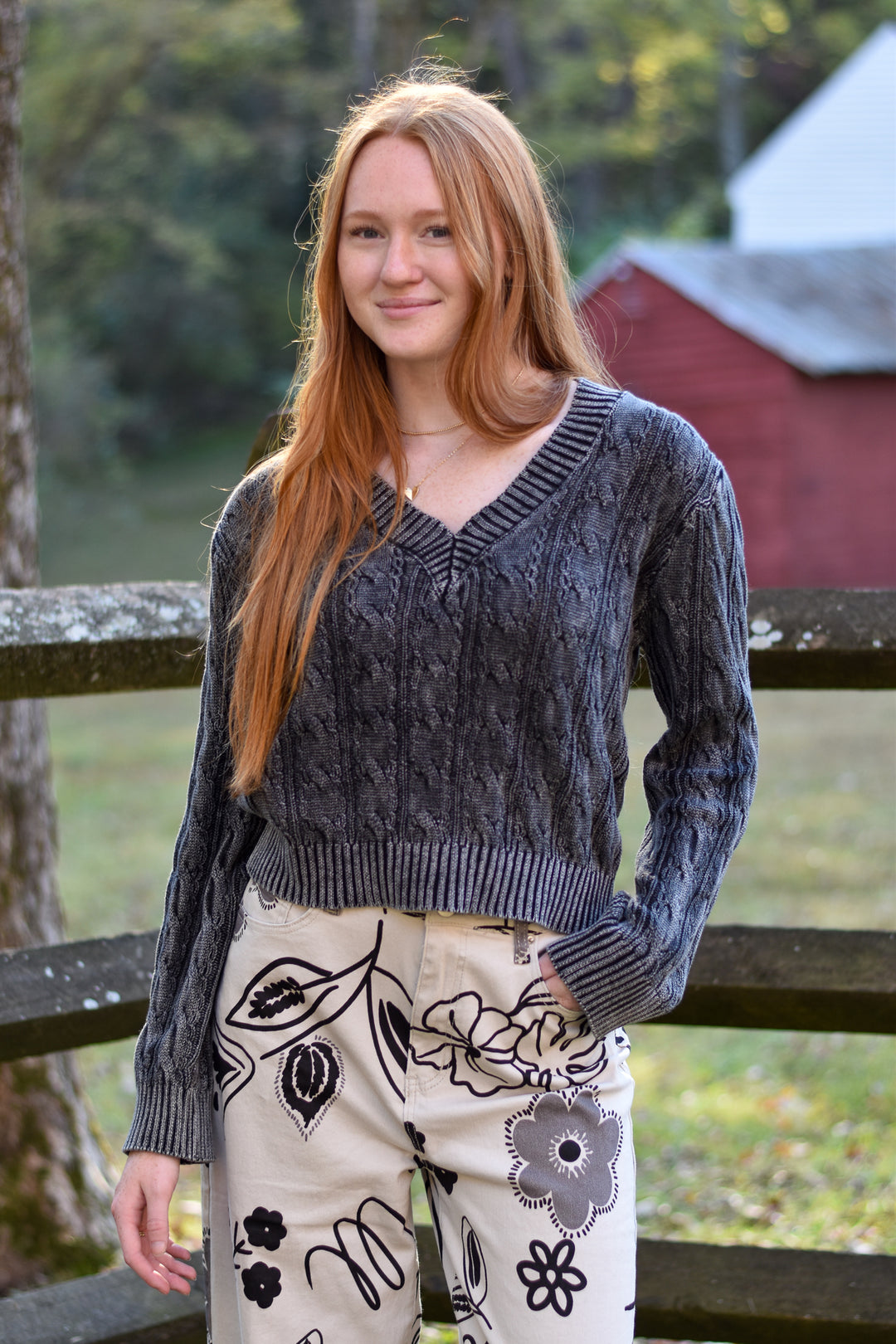 Alani Cable Knit Sweater