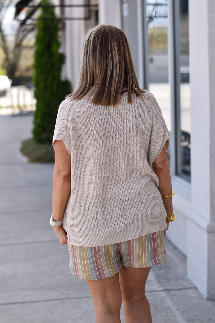 Sandstone Stripe Shorts