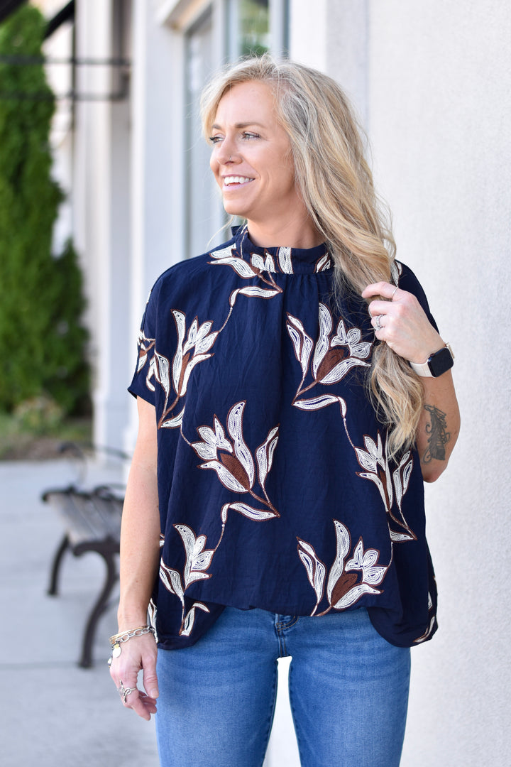 Umgee Boho Moonflower Top