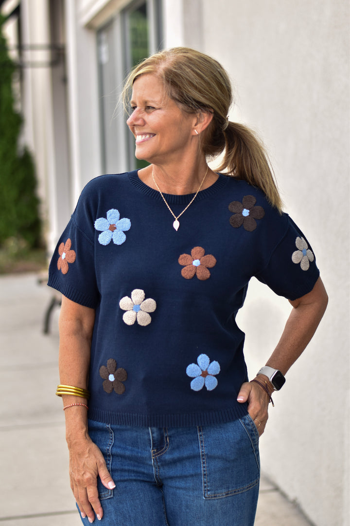 Charlie B Daisy Charm Sweater