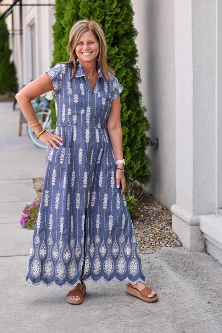 Stitched to Perfection Maxi Dress