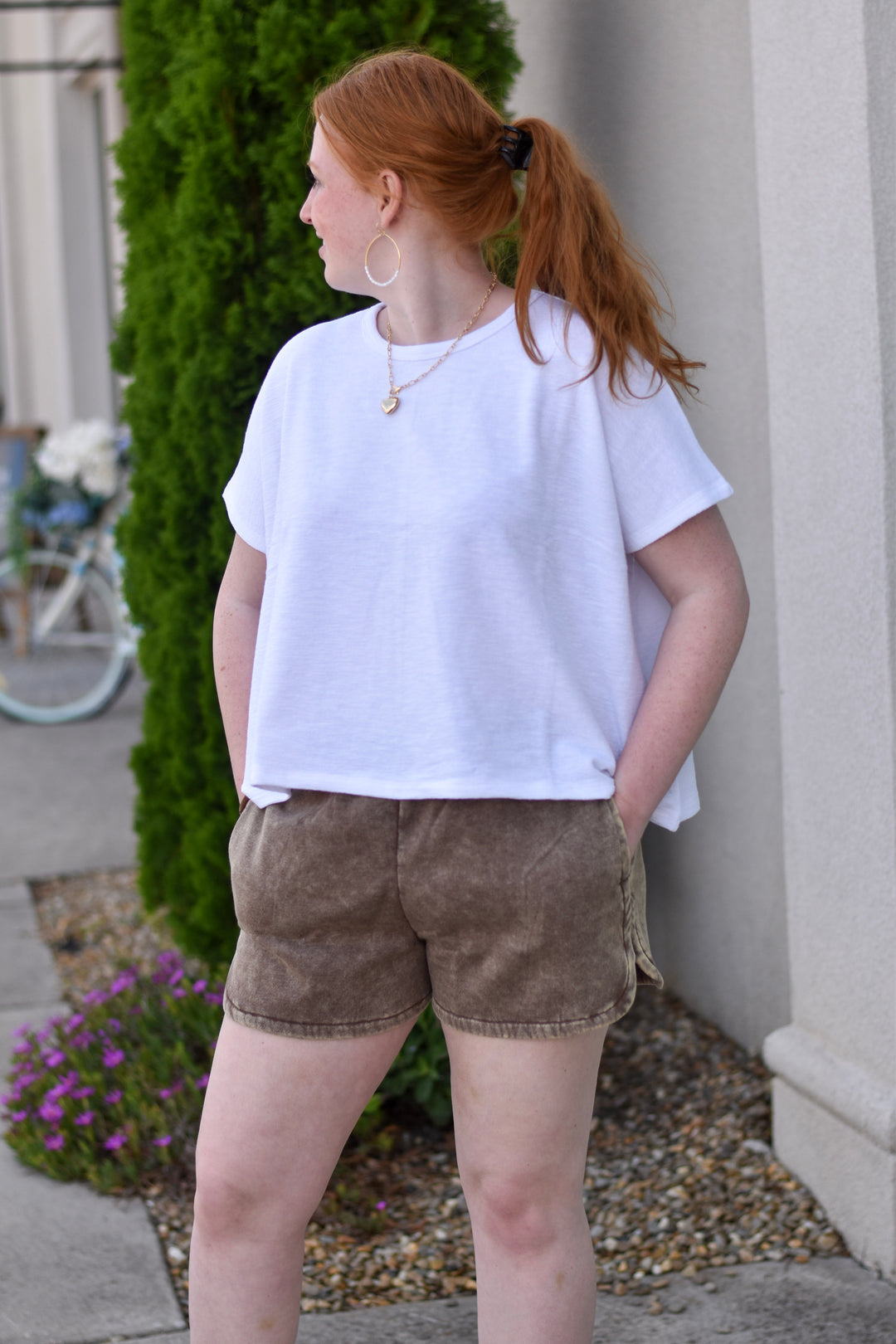 Sunny Days Washed Dolphin Shorts
