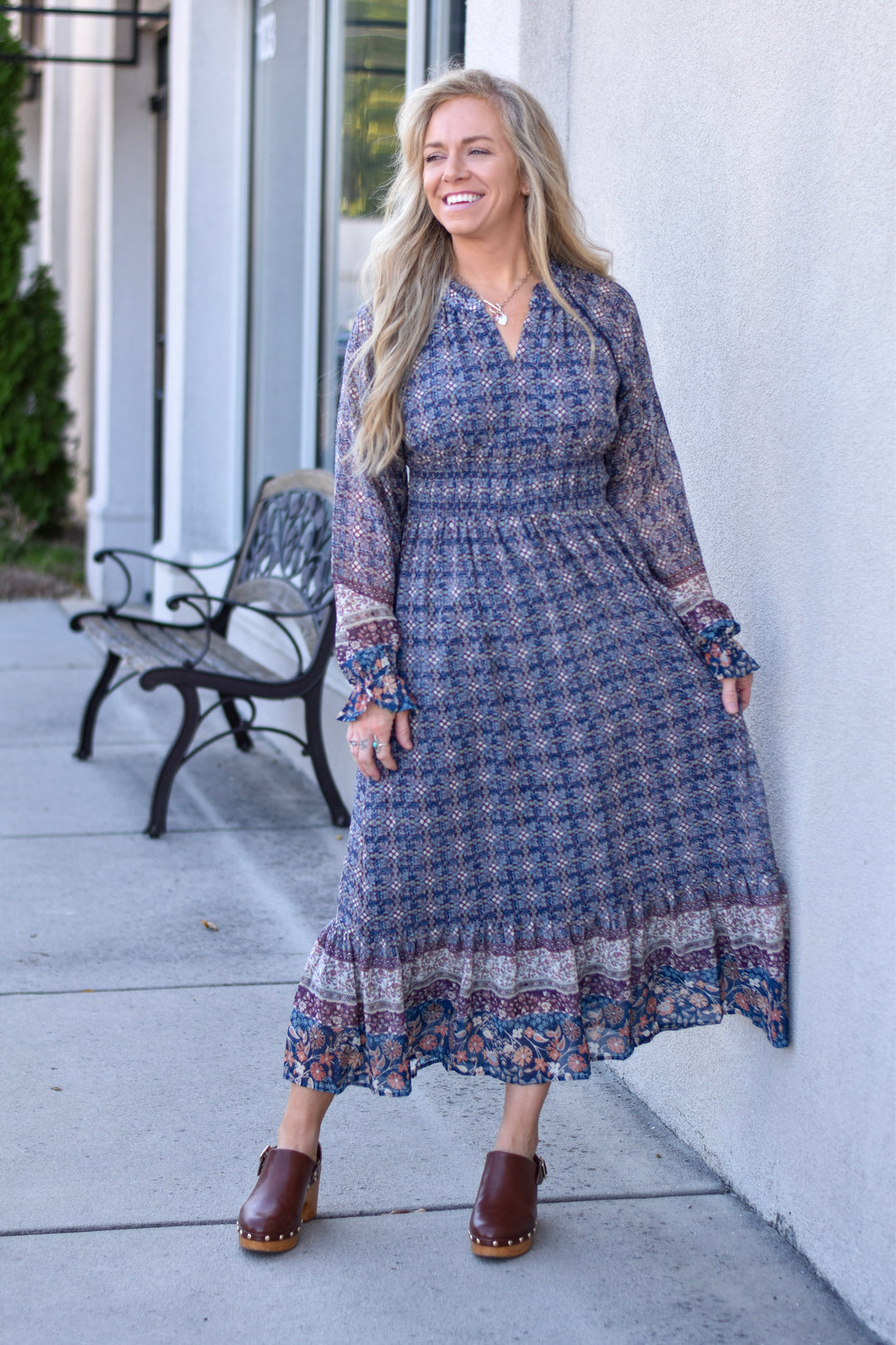 Boho Dreamscape Midi Dress