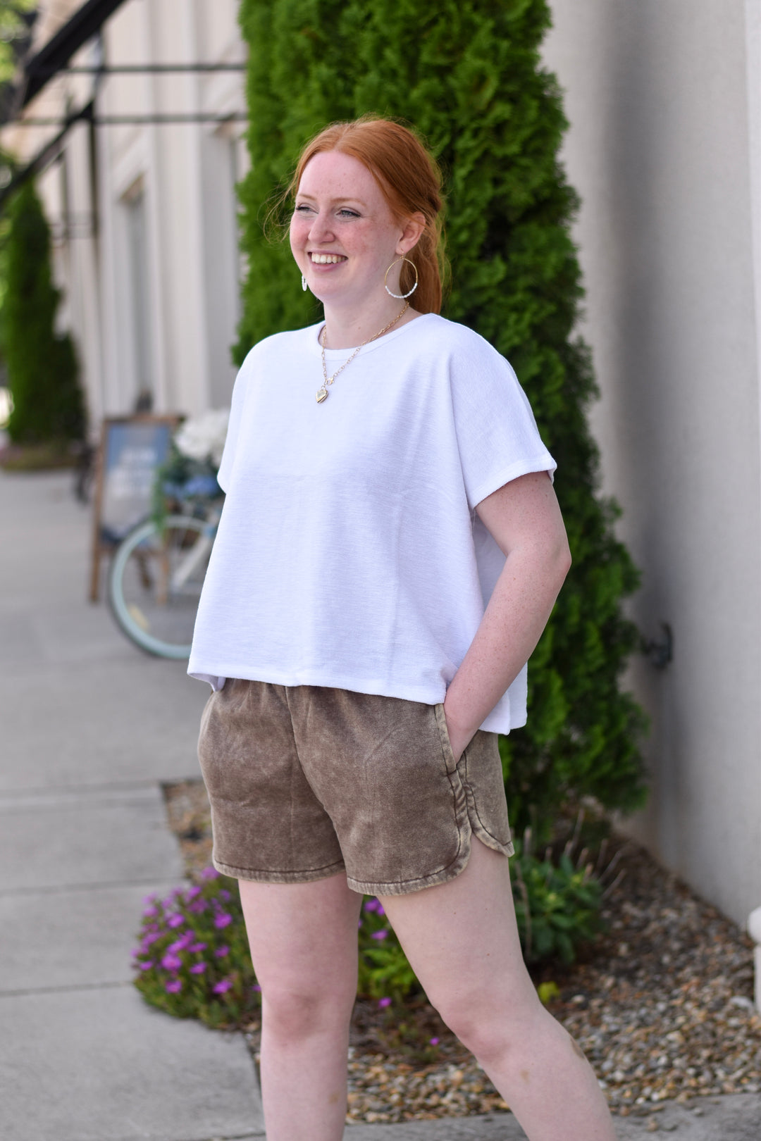 Sunny Days Washed Dolphin Shorts