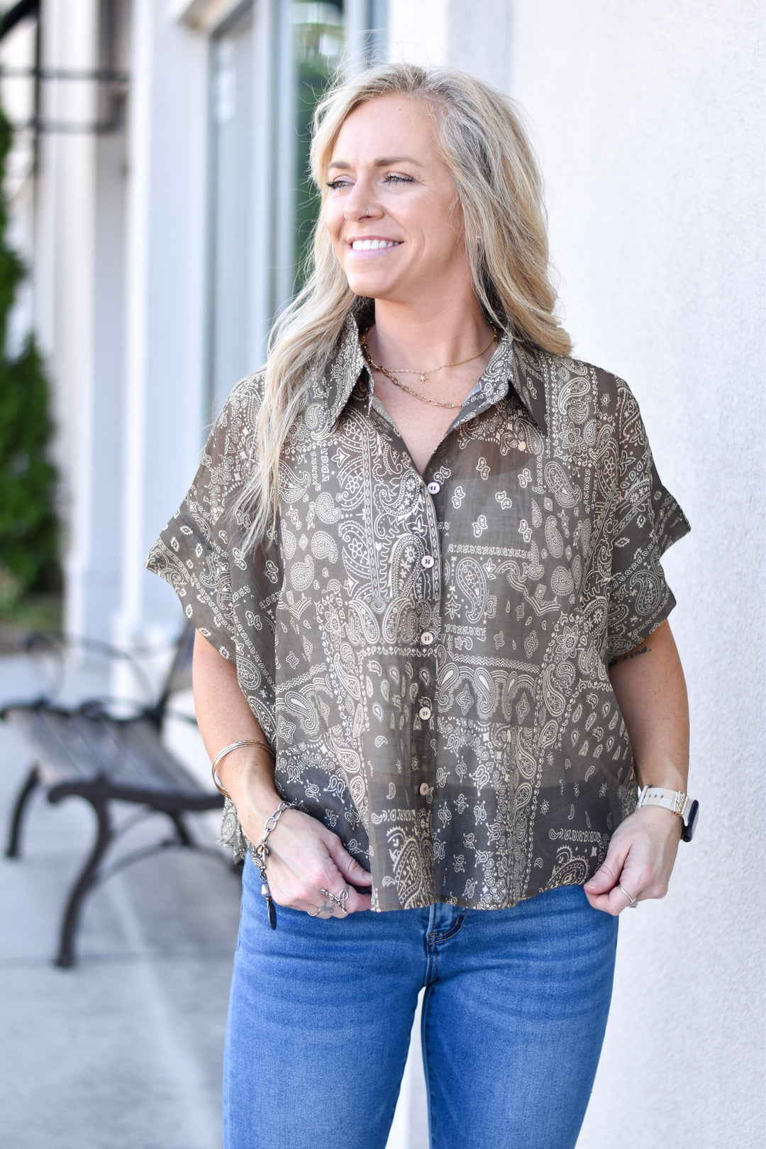 Anna Bandana Top