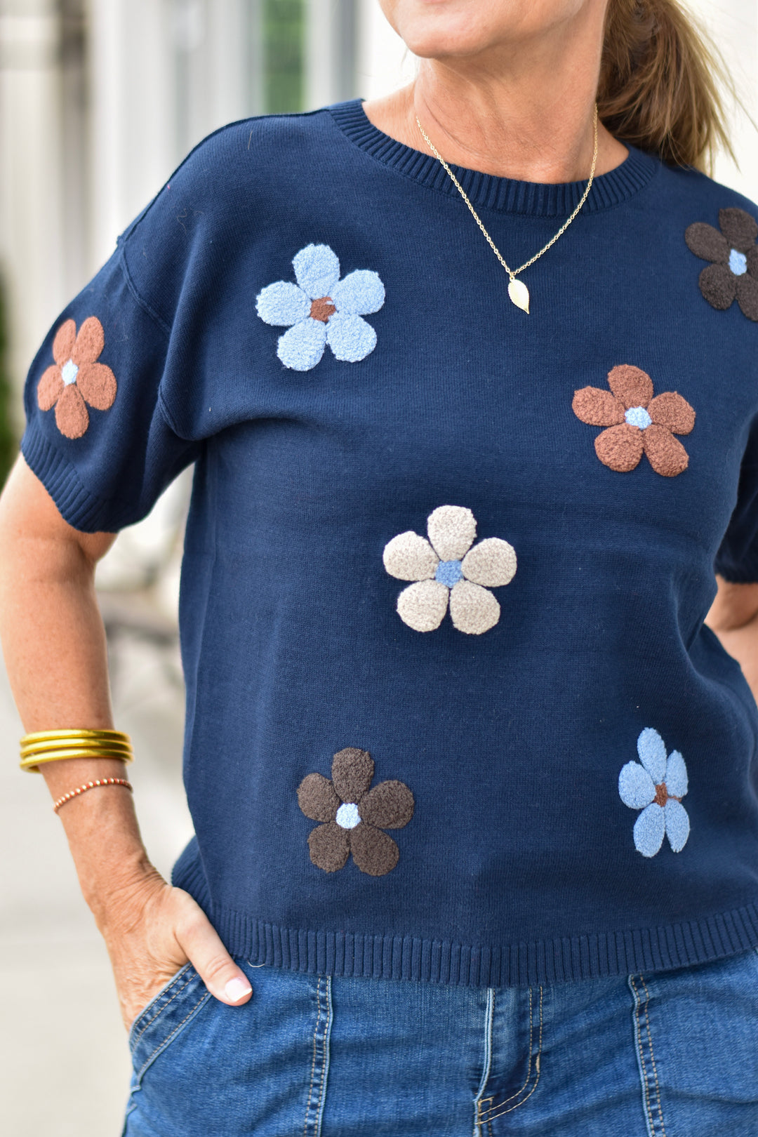 Charlie B Daisy Charm Sweater