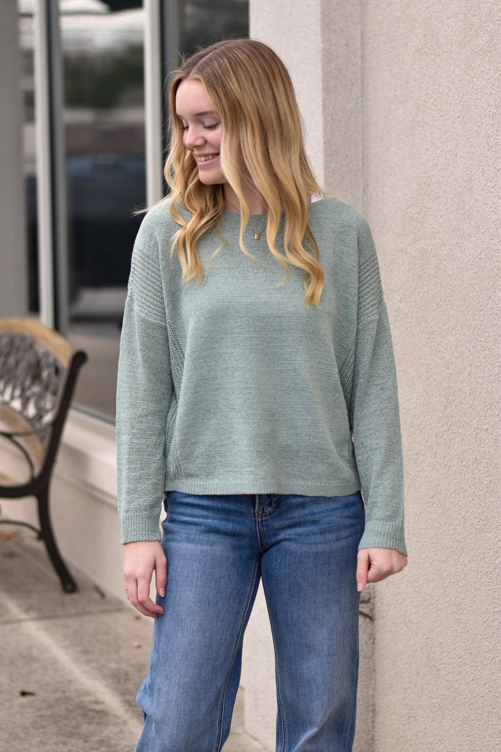 Easy Tide Boatneck Sweater