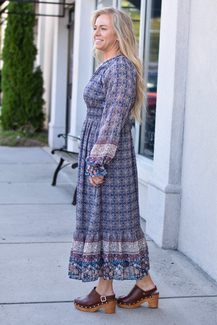 Boho Dreamscape Midi Dress