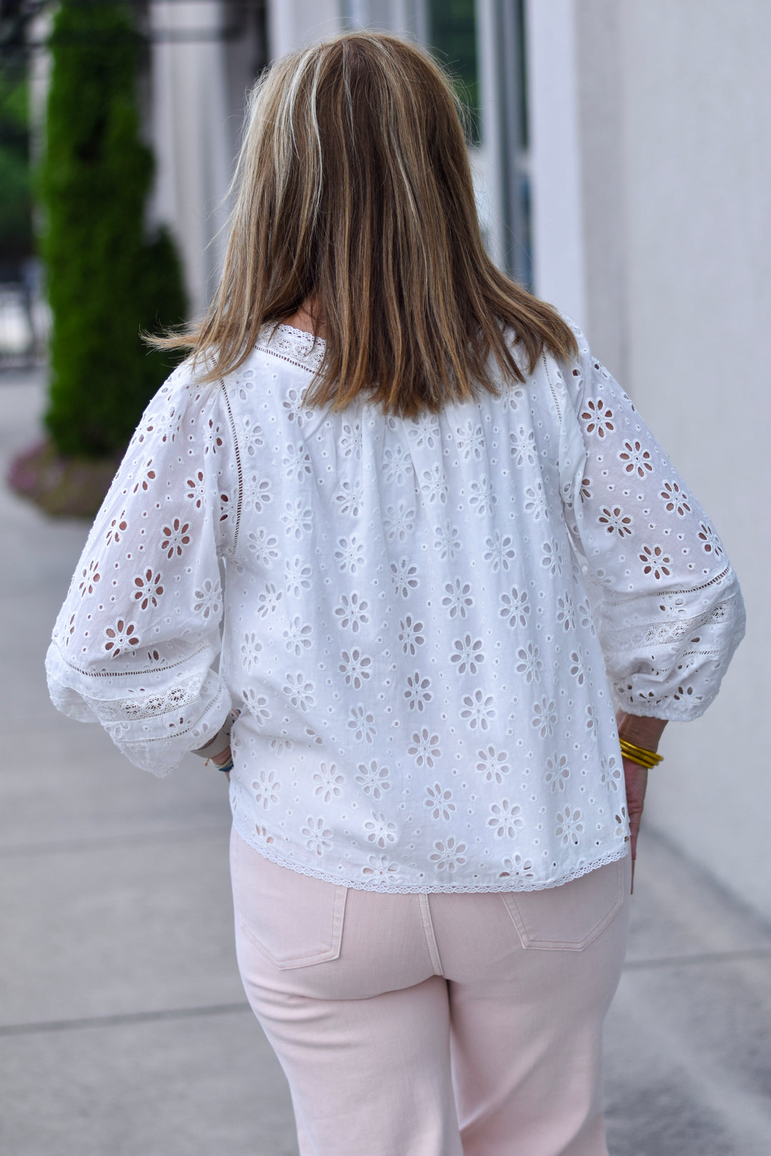 Fate Sweet Eyelet Lace Blouse