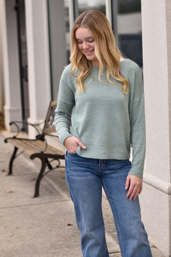 Easy Tide Boatneck Sweater