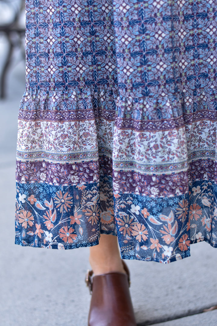 Boho Dreamscape Midi Dress