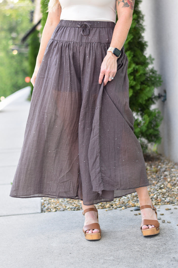 Umgee Speckled Flow Pants