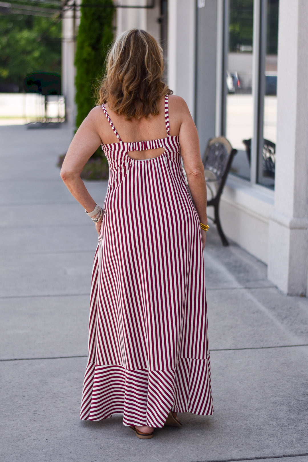 Sunbeam Striped Maxi Dress