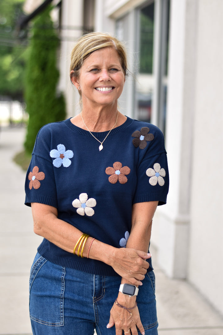 Charlie B Daisy Charm Sweater