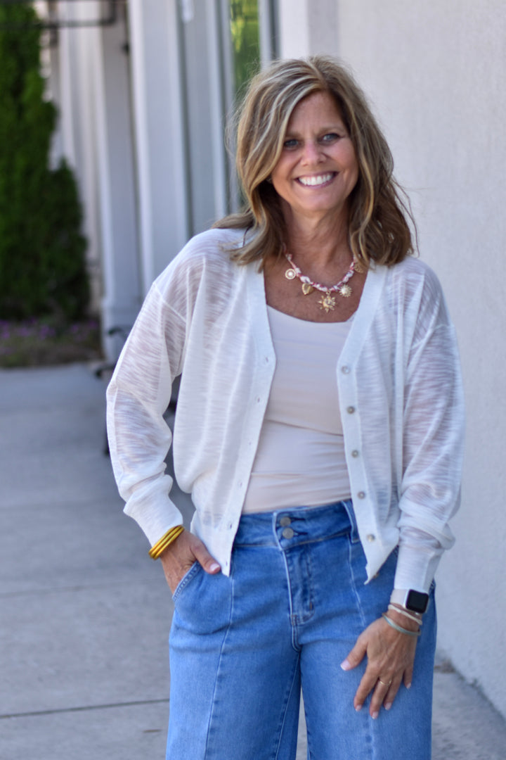 Featherlight Knit Cardigan
