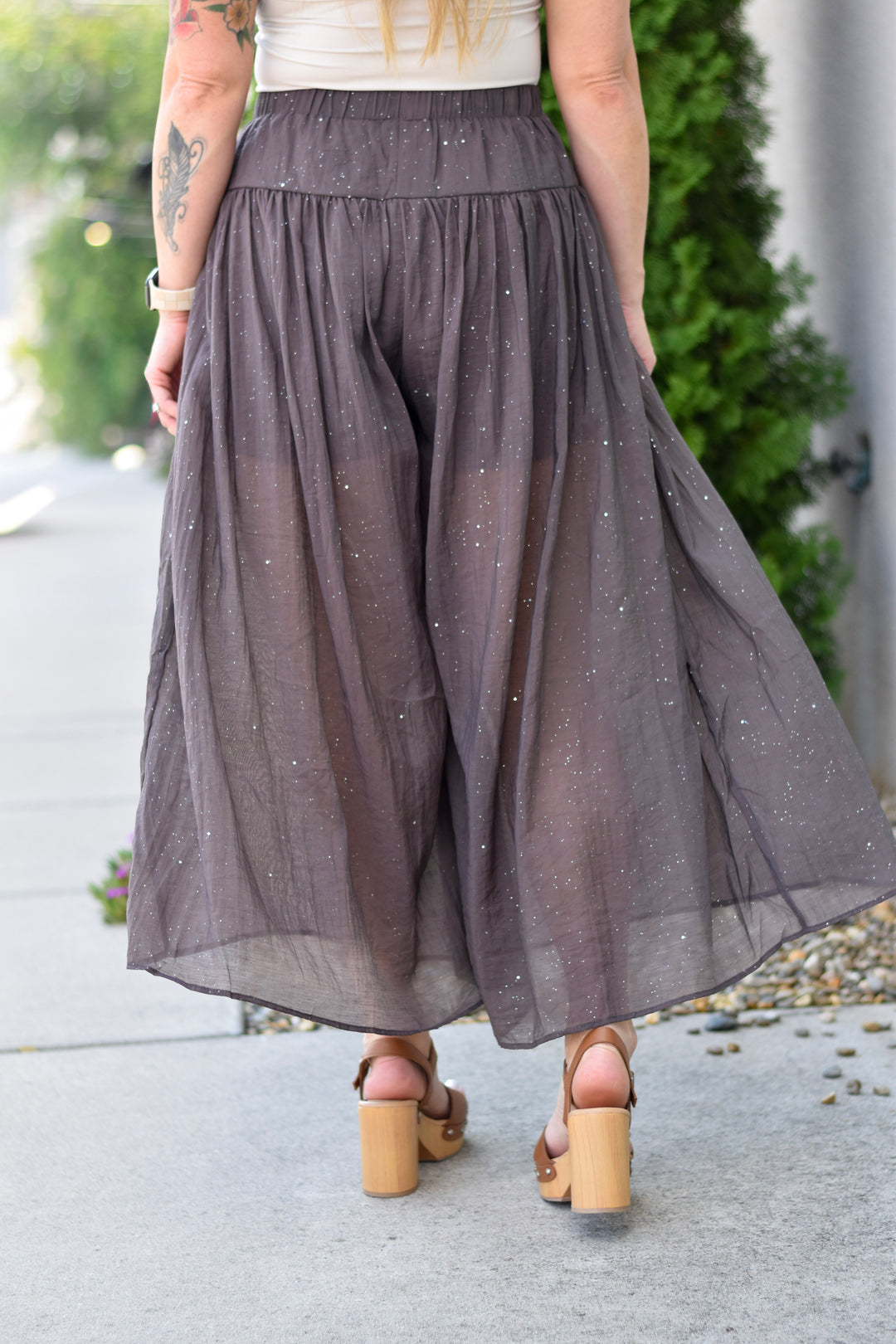 Umgee Speckled Flow Pants