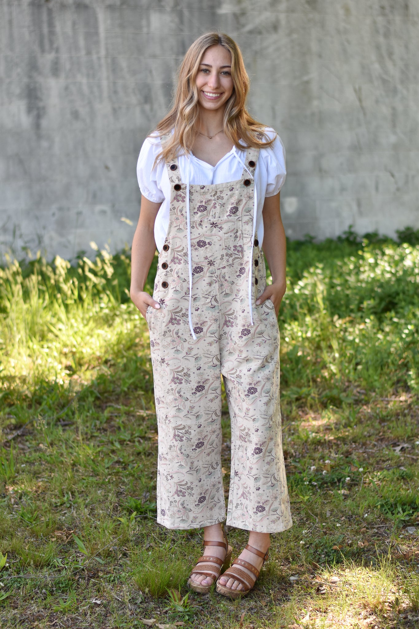 Ivy West Slouchy Overalls