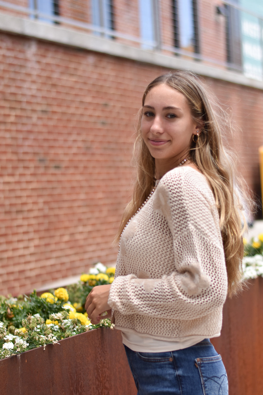 Sweet Daisy Lightweight Sweater