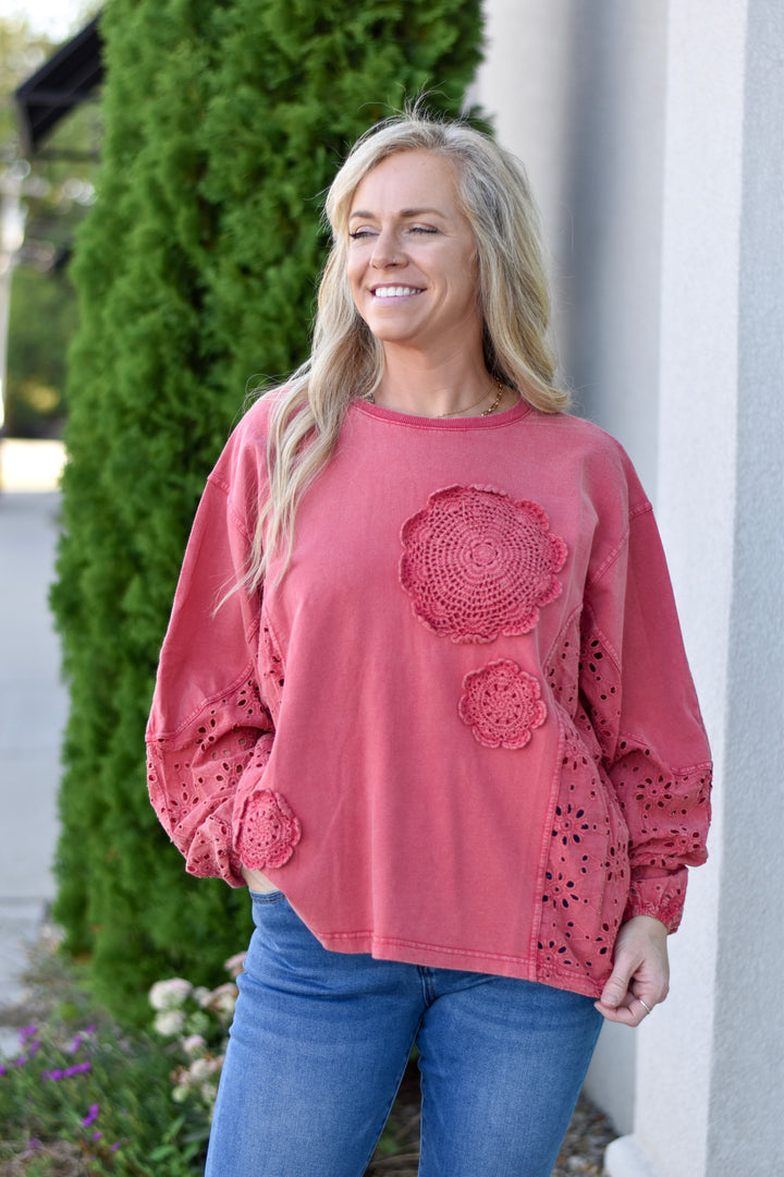 Boho Patchwork Crochet Top