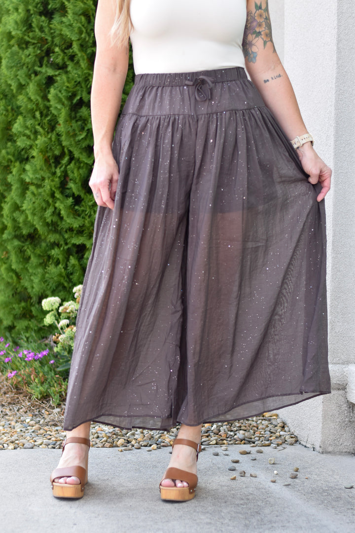 Umgee Speckled Flow Pants