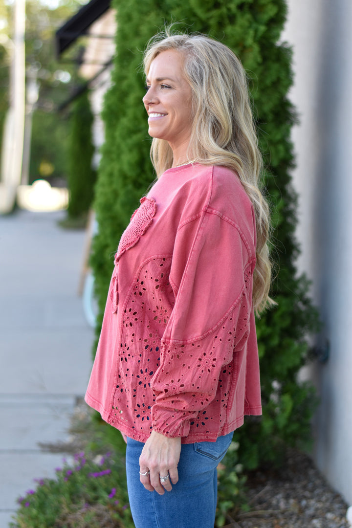 Boho Patchwork Crochet Top