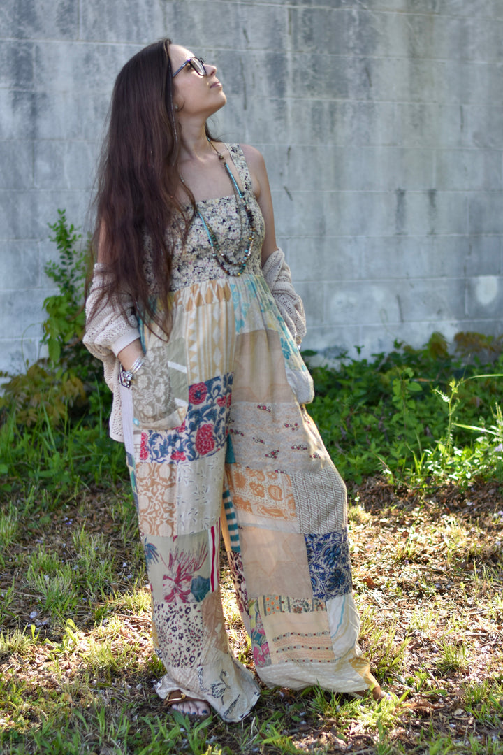 Grateful Boho Smocked Jumpsuit