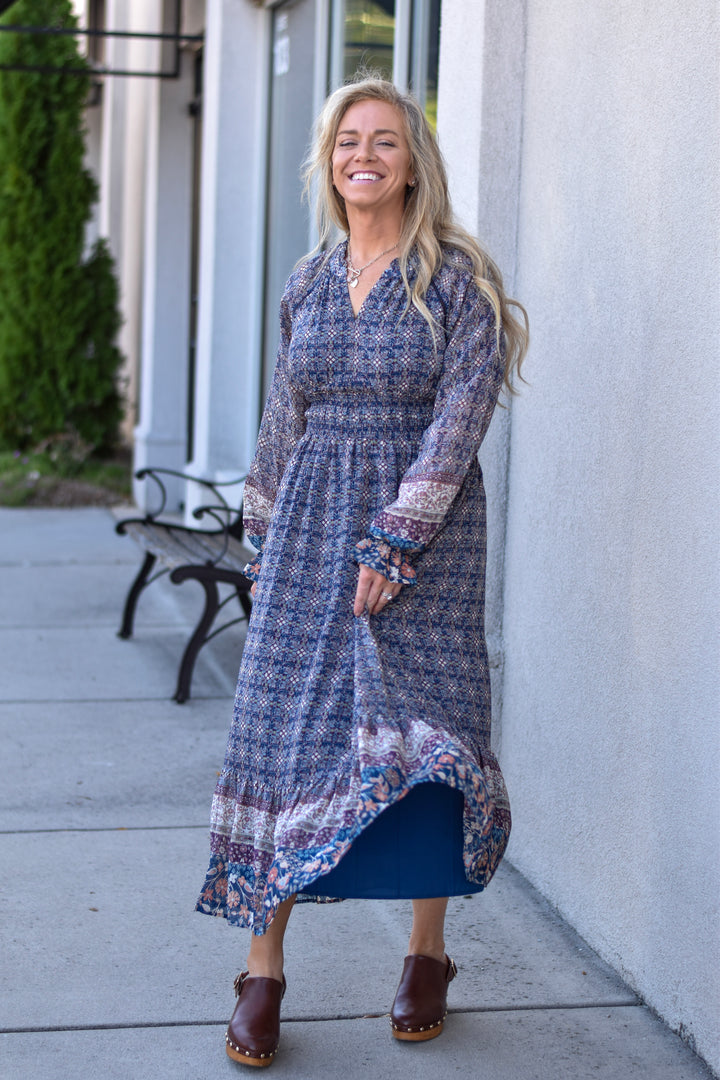 Boho Dreamscape Midi Dress