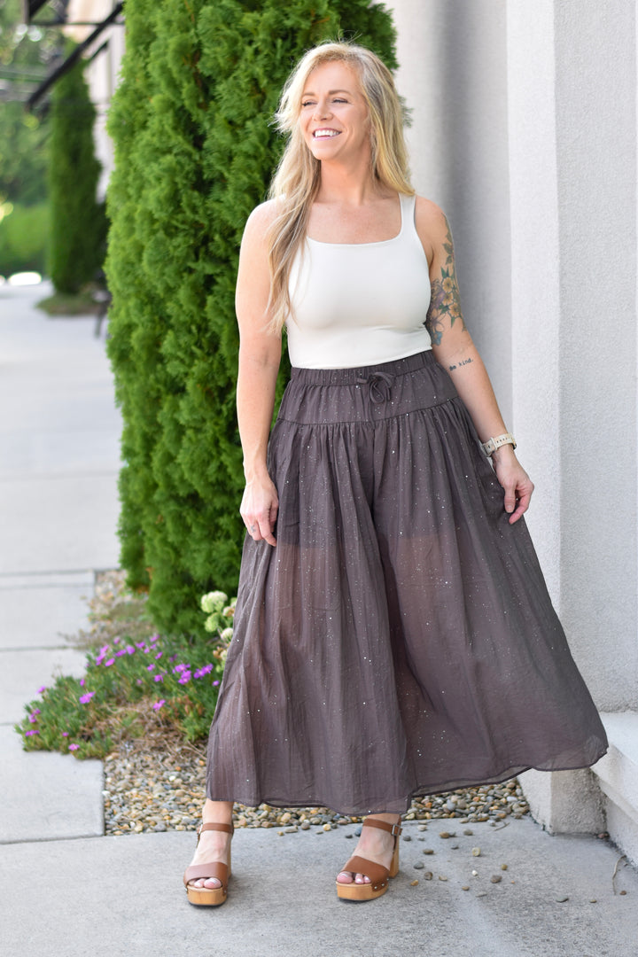 Umgee Speckled Flow Pants