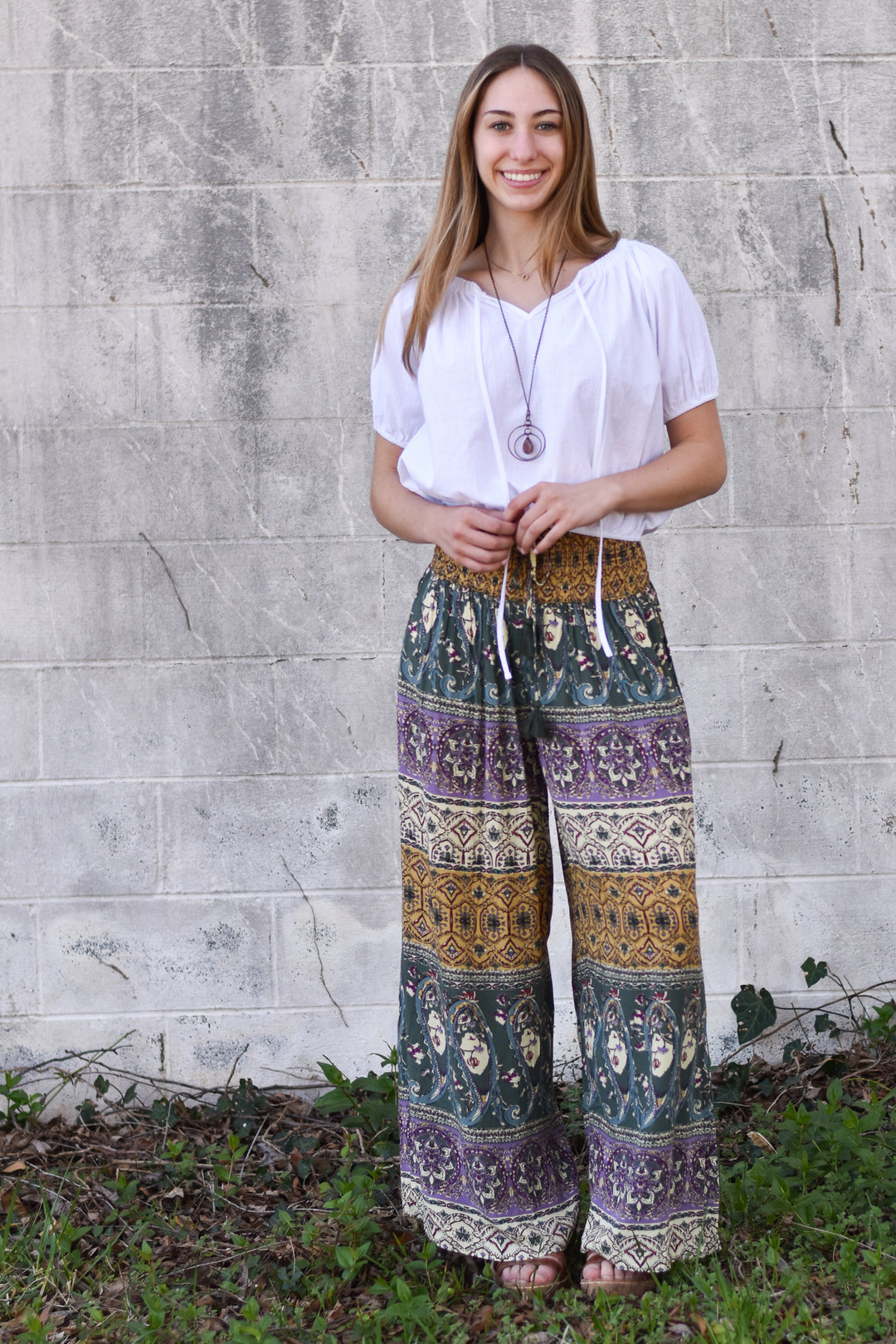 Cool Harbor Wide-Leg Pants