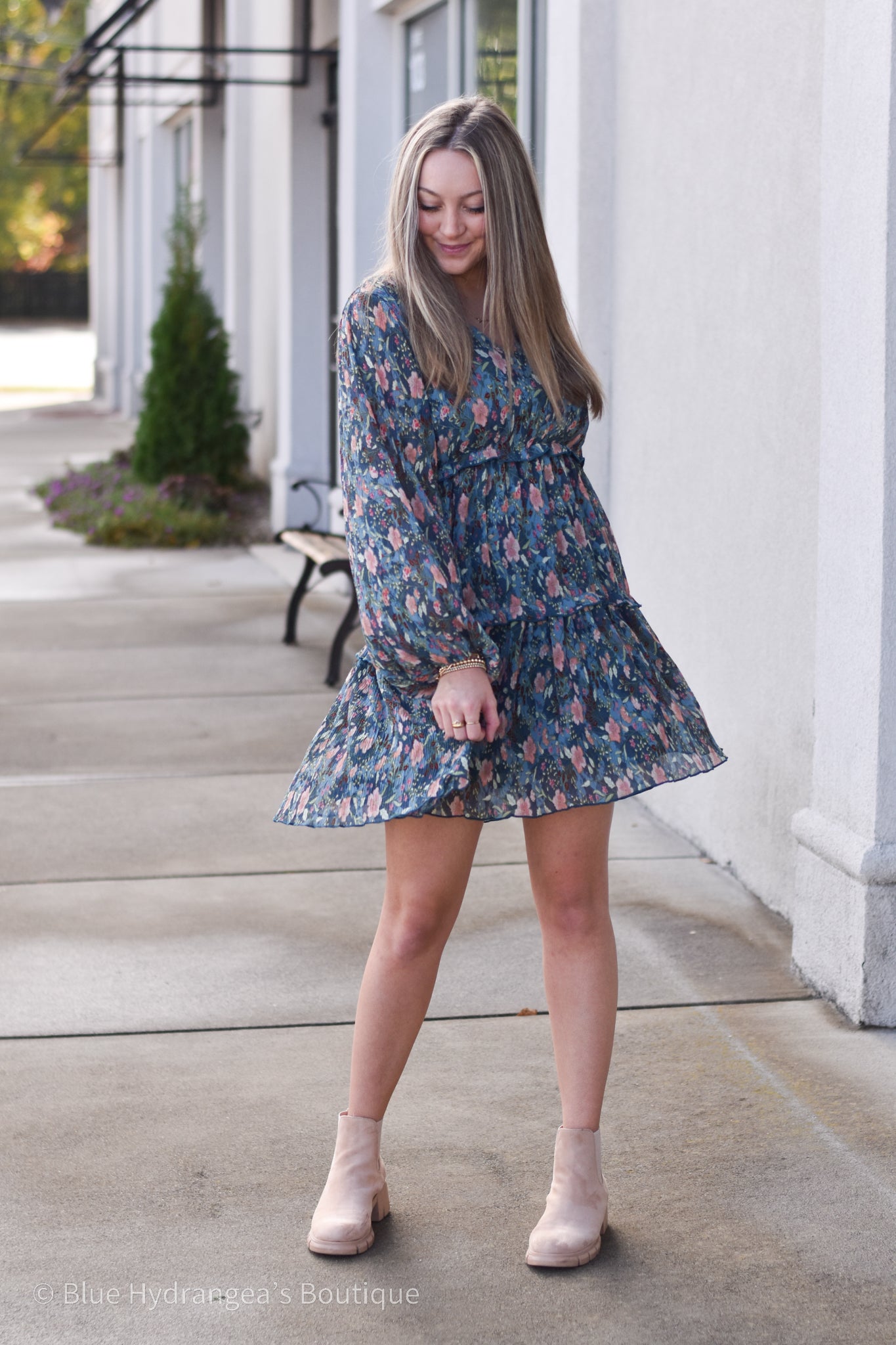 Forever Floral Chiffon Dress