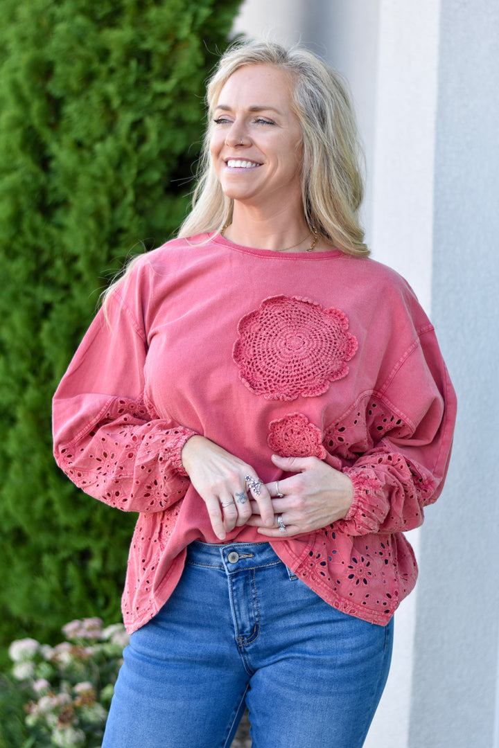 Boho Patchwork Crochet Top