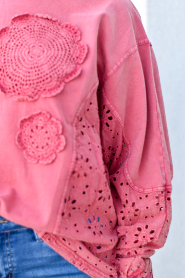 Boho Patchwork Crochet Top