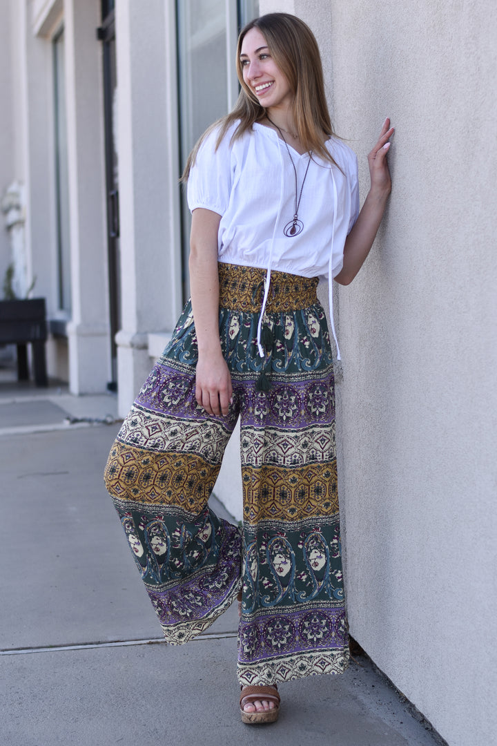 Cool Harbor Wide-Leg Pants