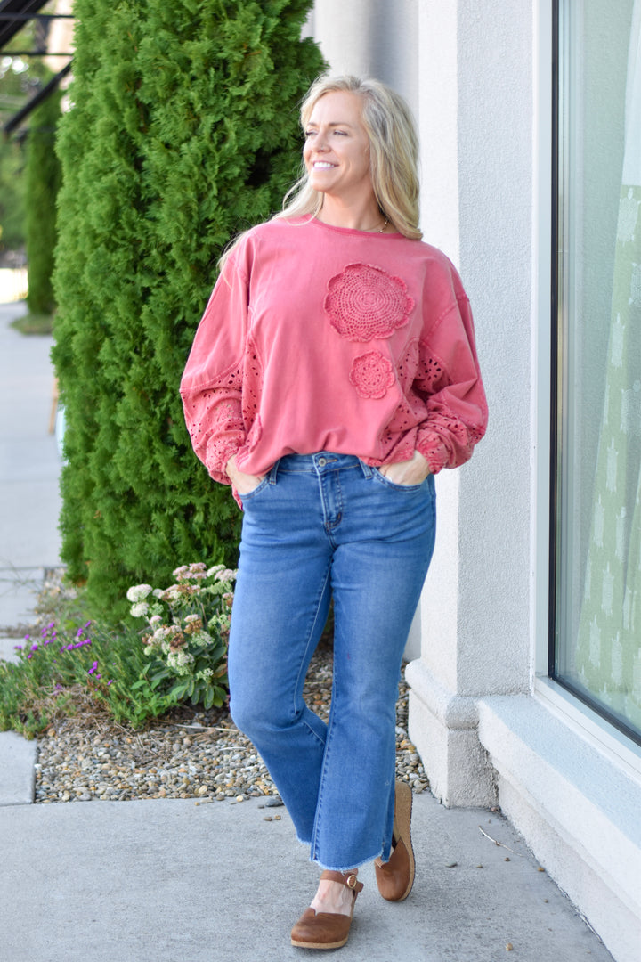 Boho Patchwork Crochet Top