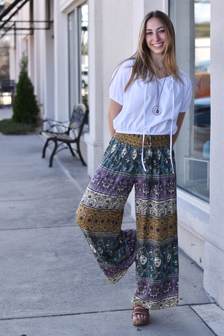 Cool Harbor Wide-Leg Pants