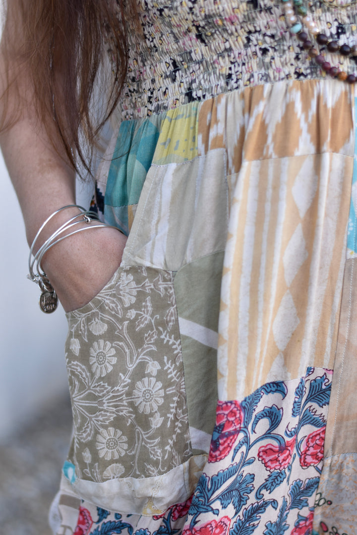 Grateful Boho Smocked Jumpsuit